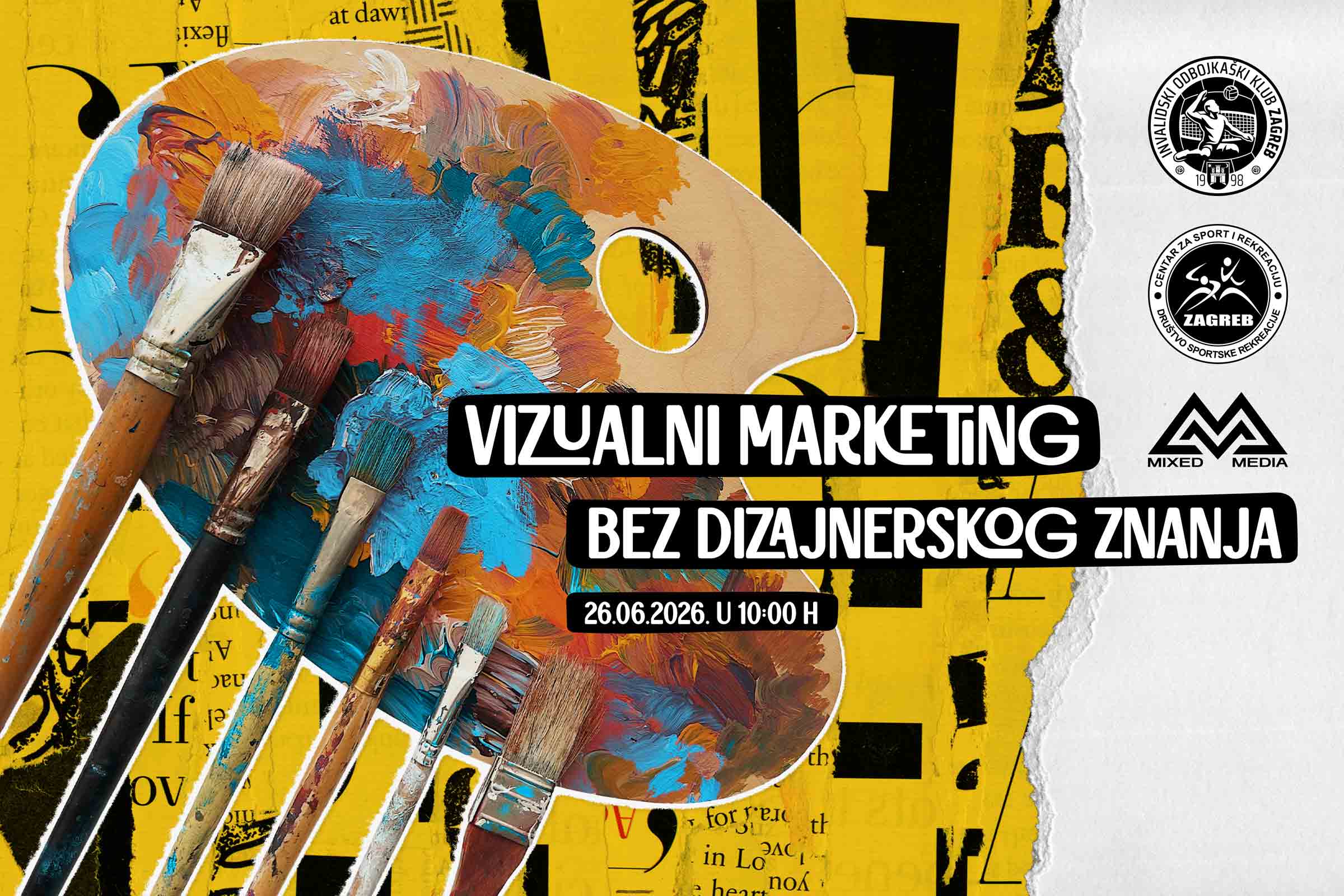 Centar za sport i rekreaciju Zagreb MixedMedia radionica Vizualni marketing naslovna