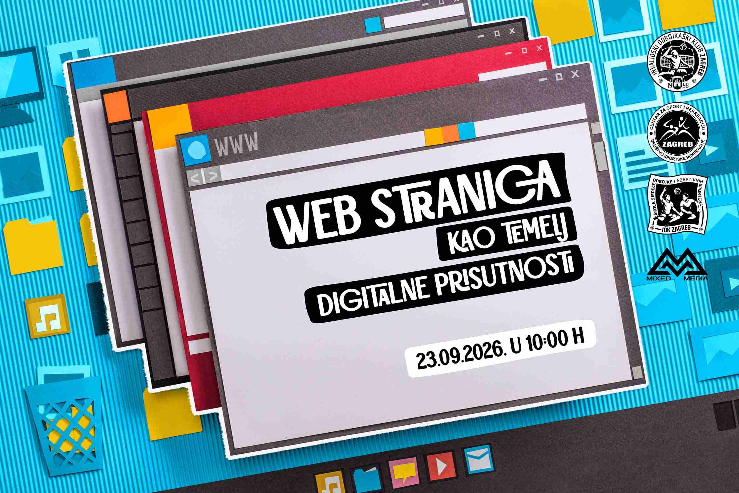 Mixed Media radionica Web stranica naslovna