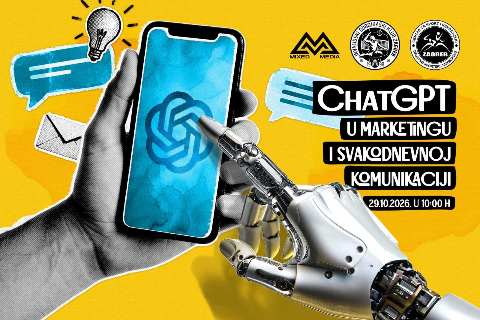 Centar za sport i rekreaciju Mixed Media radionica ChatGPT u marketingu naslovna
