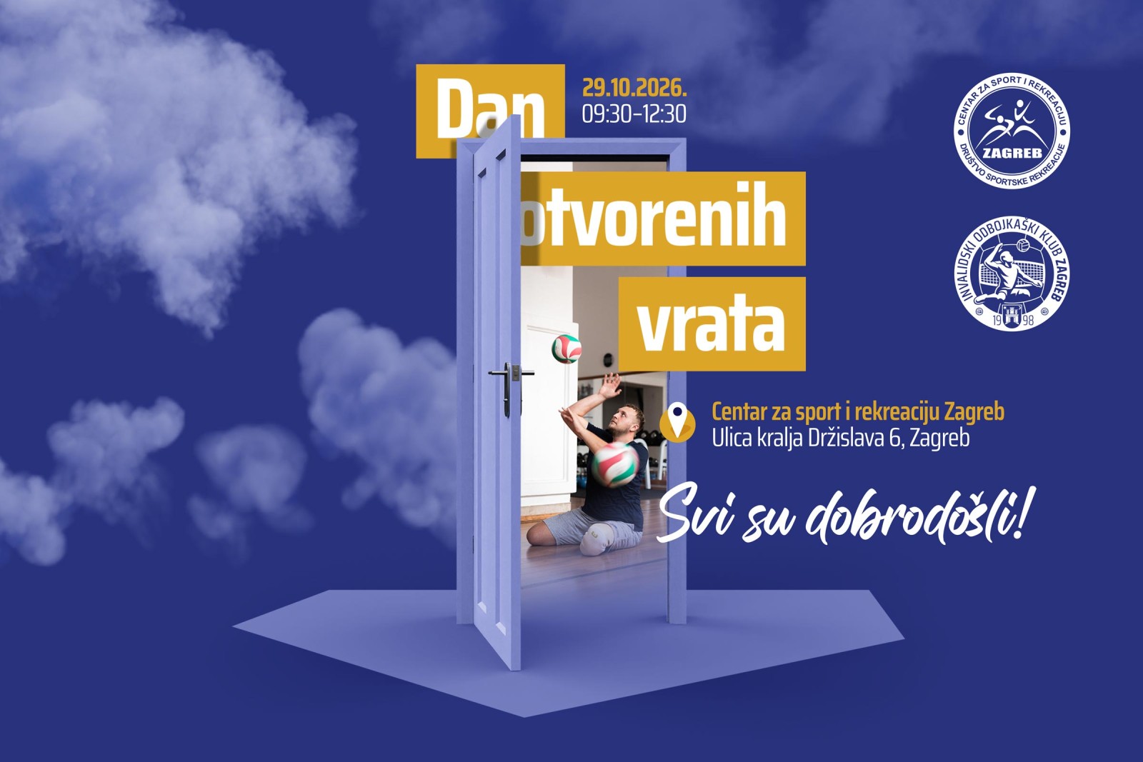 Centar za sport i rekreaciju Zagreb dan otvorenih vrata 2026. naslovna
